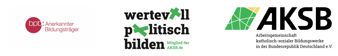 Logoleiste bpb, wertvoll politisch bilden AKSB