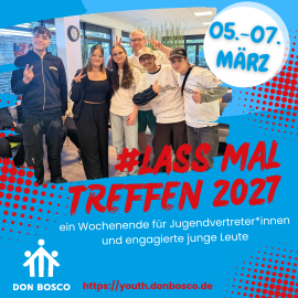 Lassmaltreffen 2027 - Treffen der Jugendvertretenden in den Einrichtungen der Salesianer Don Boscos